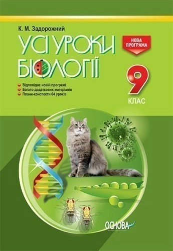 Усі уроки біології 9 клас