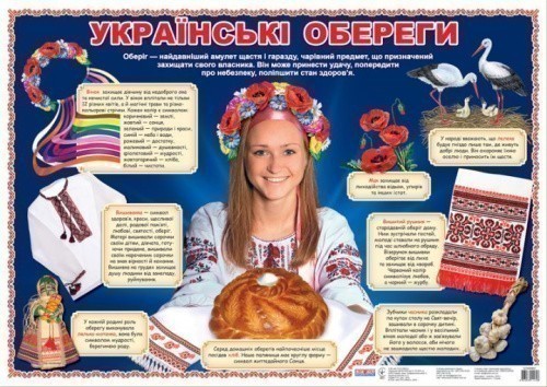 Плакат. Українські обереги (У)