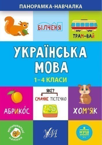 Панорамка-навчалка.Українська мова. 1-4 класи