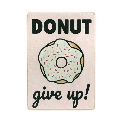 Постер 'Donut give up!'