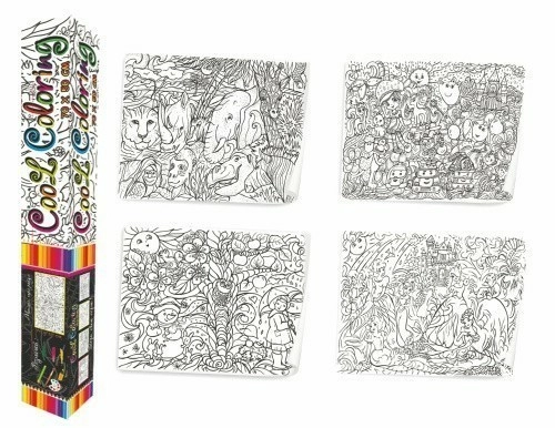 Розмальовка MAXI 1104 (укр) "Cool coloring для дітей віком 4+: Пори року"