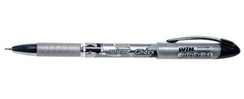 Ручка шар/масл 0.7мм черн. Glidex