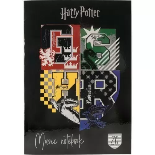 Зошит для нот Kite Harry Potter HP20-404-1, А4, 20 аркушів