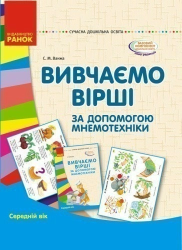 Вивчення віршів за допомогою мнемотехніки. Середній вік. Папка